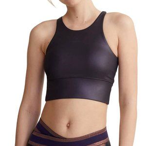 NYLORA Women's Edmund Tank Sports Bra Top Size Large NWT Mulberry Elastic - 0158